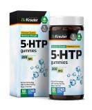5-HTP Supplement Gummies - 200 mg Relaxation Support | Vegan 90 Chews with L Tryptophan | 5 HTP Plus for Stress Relief - Buy Online on GoSupps.com