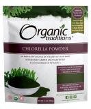 Organic Traditions Chlorella Powder - 5.3 oz (150g) | Premium Superfood for Detox & Nutrition - Buy Online on GoSupps.com