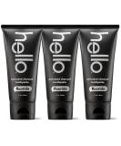 Hello Activated Charcoal Toothpaste - Fluoride & Whitening, Fresh Mint, Vegan, Gluten-Free, 3 Pack - Buy Online on GoSupps.com