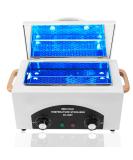 2L Hot Towel Cabinet with Stainless Tray - High Temp Nail Salon Cleaning Box - 300W Dry Heat Spa Equipment for Barber Tools - 6 Piece Set - Buy Online on GoSupps.com