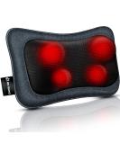 MoCuishle Shiatsu Back Massager with Heat - Electric Shoulder Massager for Relaxing Back, Neck, and Leg Pain - Navy - Buy Online on GoSupps.com
