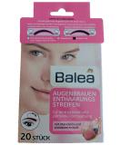 Balea Eyebrow Hair Removal Strips - 20 Pieces for Smooth Brows | International Shipping - Buy Online on GoSupps.com
