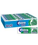 Extra Professional Fresh Spearmint Sugar-Free Chewing Gum Multipack - 30x10 Dragees for Fresh Breath | International Shipping Available - Buy Online on GoSupps.com