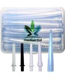Enema Kit Nozzle Tips - Box of 12 Assorted Hard Soft & Flexible Non-Toxic Parts for Comfort | International Shipping Available - Buy Online on GoSupps.com