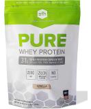 SFH Pure Whey Protein Powder (Vanilla) by SFH | Best Tasting 100% Grass Fed Whey | All Natural | 100% Non-GMO, No Artificials, Soy Free, Gluten Free Vanilla 31.6 Ounce (Pack of 1) - Buy Online on GoSupps.com
