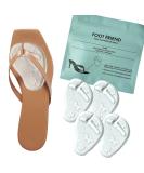 Comfort Metatarsal Pads for Thong Sandals | Flip-Flop Ball of Foot Cushions for High Heel Pain Relief | Anti-Slip Gel & Clear Inserts for Women | 4 Pairs Total - Buy Online on GoSupps.com