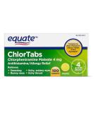 Equate Chlortabs Tablets Antihistamine (300 ct) - Fast Allergy Relief - Buy Online on GoSupps.com