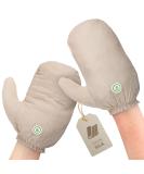 MASSAGE-EXPERT Garshana silk gloves made of raw silk 1 pair For peeling Ayurveda dry massage & cellulite One size fits all Exceptional quality! - Buy Online on GoSupps.com
