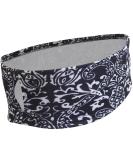 TrailHeads Women's Patterned Ponytail Headband - Black & White | Stylish Comfortable & Perfect for Active Lifestyle | International Shipping Available - Buy Online on GoSupps.com
