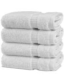 Chakir Turkish Linens | Hotel & Spa Quality 100% Cotton Premium Turkish Towels | Soft & Absorbent (4-Piece Washcloths  White) White 4-Piece Washcloths - Buy Online on GoSupps.com
