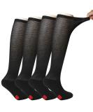 +MD 4 Pack Men s Extra Wide Non-binding Diabetic and Circulatory Bamboo Over the Knee Socks with Cushioned Sole 4Black13-15 Sock Style13-15 mens Shoe Style11-14 Black(4 Pairs) - Buy Online on GoSupps.com