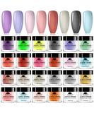 EBANKU Professional Acrylic Powder Set - 24 Colors for Nail Extension & Carving | Long-Lasting, No Lamp Needed - Buy Online on GoSupps.com