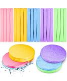 300 Piece Soft Face Cleansing Sponge Set | Makeup Removal, Exfoliating & Facial Care | Pink, Purple, Blue, Yellow, Green Colors | Ideal for Women & Girls - Buy Online on GoSupps.com