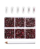 Buy Beadsland 7200PCs Flatback Rhinestones - Clear Nail Gemstones & Wax Pencil Kit | Perfect for Handicrafts & DIY Projects - Buy Online on GoSupps.com