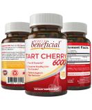 Montmorency Tart Cherry Capsules 6000mg - Extra Strength Non-GMO 120 Vegetarian Capsules - Buy Online on GoSupps.com