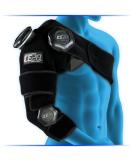 ICE20 Double Shoulder Real Ice Therapy Compression Wrap comfortable Bag Softball - Buy Online on GoSupps.com