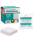 Sterile Gauze Pads 4x4 - Individually Wrapped Medical Gauze for Wound Care (50 Packs, 100 Pieces) - 10x10 cm Cleaning & Cushioning Minor Wounds, Cuts, Burns - Buy Online on GoSupps.com