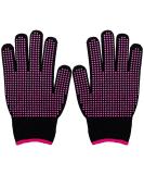 SZXMDKH Heat Resistant Gloves for Hair Styling - 2 PCS Professional Heatproof Mitts with Non-Slip Silicone, for Curling Irons, Flat Irons, Hot-Air Brushes - Red - Buy Online on GoSupps.com