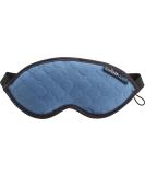 Bewell Eye Mask to Block Light for Travel, Sleep Aid for Airplane, Hotel, Airport, Insomnia + Headache Relief with Adjustable Straps, Gray Blue - Buy Online on GoSupps.com