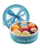 Aofmee 9 Pcs Bath Bombs Spa Kit for Moisturizing Skin - Perfect Gifts for Women, Mom, Her, Kids - Birthday, Valentines, Mothers Day, Anniversary, Christmas - Buy Online on GoSupps.com