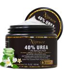 Urea Cream 40% for Feet - Max Strength with 2% Salicylic Acid | Dry Cracked Heels Foot Lotion + 10 Disposable Foot Masks - 5.3OZ - Buy Online on GoSupps.com