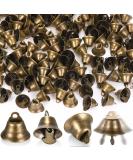 200 Pcs Mini Bronze Decorative Bells - 16mm Vintage Craft Bells for Christmas DIY Craft & Decorations - Buy Online on GoSupps.com
