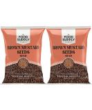 Brown Mustard Seeds 2x100g Black Rai Sarsoon Seeds - Finest Premium Quality | 100% All Natural | No additives or preservatives - Buy Online on GoSupps.com