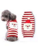Buy Hrttsy Christmas Dog Sweater | Warm Winter Coat for Small & Medium Dogs | Cute Santa Costume for Pets - Buy Online on GoSupps.com