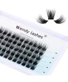 D Curl Cluster Lashes 15mm 0.07mm DIY Wide Stem Individual Eyelash Clusters - Reusable Soft and Wispy Extensions | FD-D18-0.07-D-15 - Buy Online on GoSupps.com