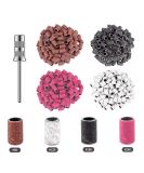 Qingmeng Grinding Sleeve Nail Miller - 200 Pieces Grinding Cap Attachments for Gel Nails | 80/120/140 Grit Mini Sleeves for Manicure & Nail Art - Buy Online on GoSupps.com