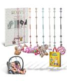 Buy Boby's Cup Catcher Baby 2 Pack | BPA-Free Stroller Toy Chain & Stretchy Cup Holder Strap | Sage/Dark Gray | Perfect Baby Accessories for Cups & Pacifiers - Buy Online on GoSupps.com