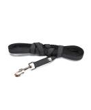 IDC Color & Gray Rubberized Leash - 20mm x 5m | Durable Loop Design - Black-Gray | International Shipping Available - Buy Online on GoSupps.com