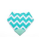 V&D HOME Baby and Toddler Dribble Bib with Teether | Teething Bib 0-18 Months | BPA & Phthalate Free | Blue & White Stripes - Buy Online on GoSupps.com