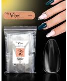 BY VIXI 600 Medium Almond Nails - Full Coverage 10 Sizes Includes Preparation File | Perfect for Professionals & Home Use - Buy Online on GoSupps.com