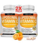 Liposomal Vitamin C 2100mg | High Absorption Fat-Soluble VIT C | Immune Support & Collagen Booster | Antioxidant with MCT Oil & Sunflower Lecithin | Vegan & Non-GMO - Buy Online on GoSupps.com