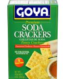 Goya Premium Soda Crackers 8 oz - Crispy & Delicious Snack for Any Occasion - Buy Online on GoSupps.com