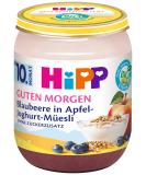 HiPP Organic Good Morning Blueberry in Apple Yoghurt Muesli pack of 6 (6 x 160g) - Buy Online on GoSupps.com