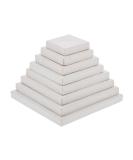 U.S. Art Supply Mini Stretched Canvas Set - Square Assortment (8 Canvases in Various Sizes) 10-Ounce Primed for Painting - Buy Online on GoSupps.com