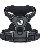 Joytale Large Dog Harness - Reflective Soft Padded Adjustable Breast Harness for Safe Control - Breathable & Comfortable - Gray (1 Pack) - Buy Online on GoSupps.com
