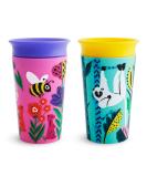 Munchkin Miracle 360 Drinking Cup for Babies & Toddlers - BPA-Free Leak-Proof Dishwasher-Safe Recycled Packaging - 266ml 2-Set (Affe/Bee Bee/Lemur) - International Shipping Available  - Buy Online on GoSupps.com