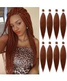 Beyond Beauty 8 Packs Black Pre Stretched Braiding Hair Synthetic Yaki EZ Braiding Coi Leray Braids Knotless Braiding Hair Extensions Pre Stretched Hot Water Setting Crochet Braids 26Inch(#350) 8Packs-26Inch #350 - Buy Online on GoSupps.com