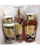 Bath and Body Works Rose Shower Gel Body Lotion & Fine Fragrance Mist Trio - Summer 2018 | International Shipping - Buy Online on GoSupps.com