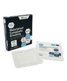 Medpride Waterproof Composite Wound Dressing Pads 6x6 Inch - 10-Pack, Sterile & Individually Wrapped - Medium Absorbency for Pressure Ulcers, Post Op Trauma - Men & Women - Buy Online on GoSupps.com