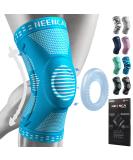 NEENCA Knee Brace with Patella Gel Pad & Side Stabilizers - Medical Grade Support for Meniscus Tear, Arthritis, ACL Injury - Joint Pain Relief & Recovery - Size L - Gem Blue - Buy Online on GoSupps.com
