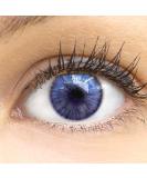 Glamlens Palma Blue Colored Contact Lenses - Monthly Soft Hydrogel 0.0 Diopter 2 Pieces + Containers - Buy Online on GoSupps.com