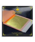 Genuine Gold Leaf Sheets 23k - by Barnabas Blattgold - 3.4 inches - 10 Sheets Booklet - Transfer Patent Leaf 3.4" 10 Sheets Transfer Patent - Buy Online on GoSupps.com