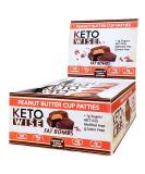 Keto Wise Peanut Butter Cup Patties Fat Bombs - 34g each (Pack of 16) - Buy Online on GoSupps.com