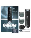 Gillette i7 Intimate Men's Premium Pubic Hair Trimmer - Waterproof LED Groomer for Manscaping & Body Grooming - Buy Online on GoSupps.com