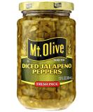 Mt Olive Pickle Co Mt Olive Diced Jalapeno Pepper 12 oz - Buy Online on GoSupps.com