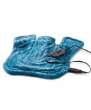 Sunbeam XL Renue Heating Pad - Neck & Shoulder Pain Relief - 4 Heat Settings - Auto-Off - Blue Sapphire - 25 x 25 - Buy Online on GoSupps.com